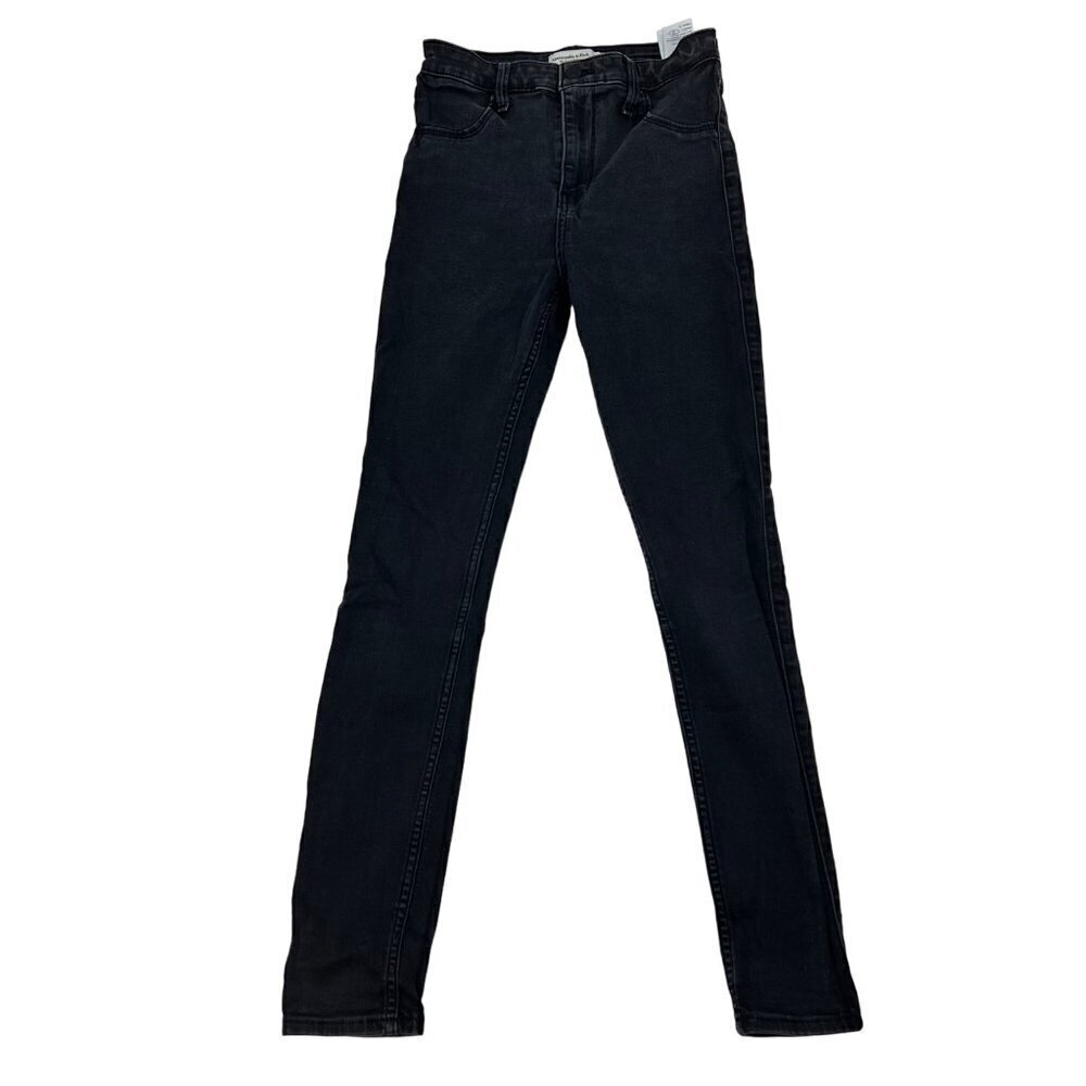 Abercrombie & Fitch Jean Legging Black Womens Size 4/27R Stretch